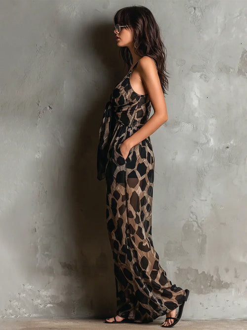 Mono Constance Estampado de Leopardo