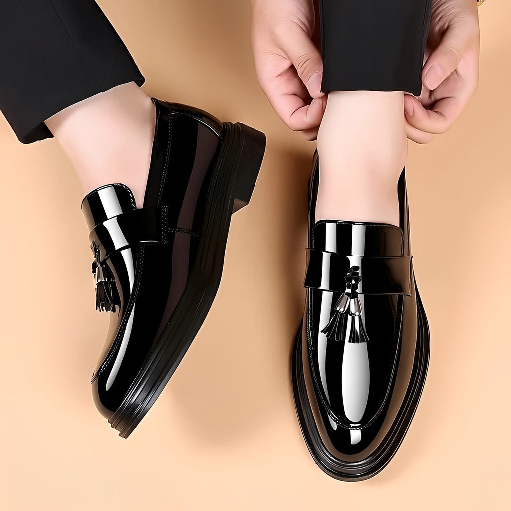 Jeevan - Zapatos de vestir con suelas de goma suave
