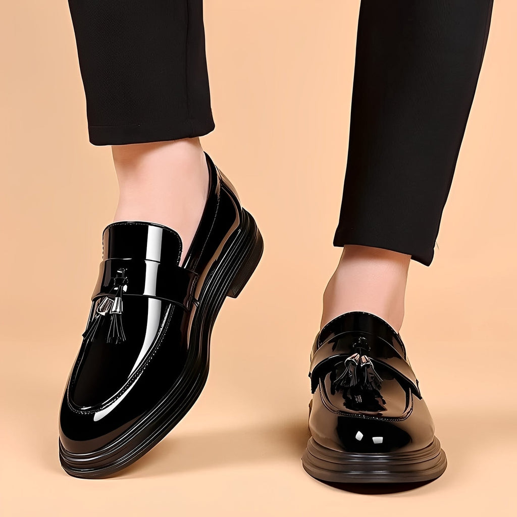 Jeevan - Zapatos de vestir con suelas de goma suave